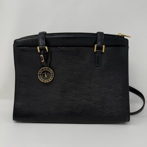 Valentino Black Leather Shoulder Bag